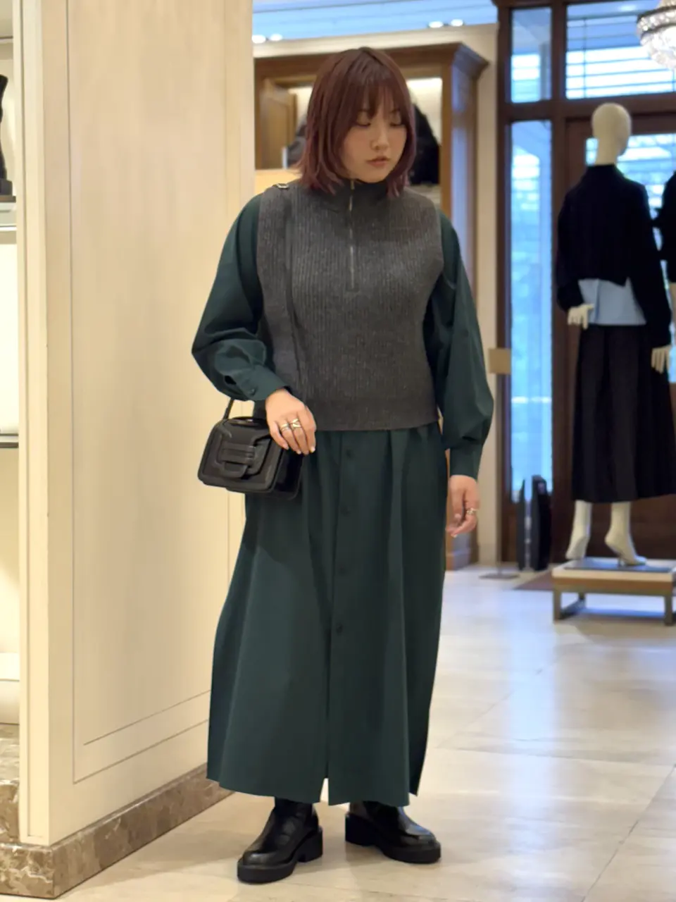 HYKE(ハイク)】 MAXI SHIRT DRESS｜PARIGOT ONLINE（パリゴオンライン）