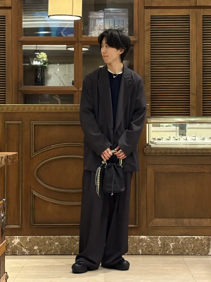 YOKE(ヨーク)】Wool Washer Twill Double Breasted Jacket｜PARIGOT
