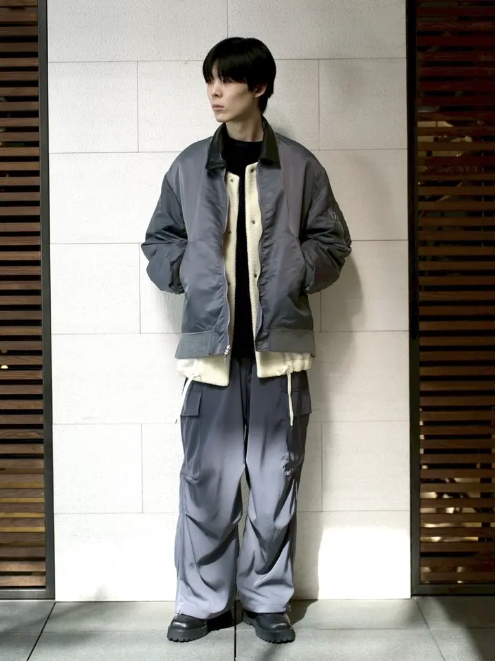 08sircus(08サーカス)】 Light twill parachute zip pants｜PARIGOT
