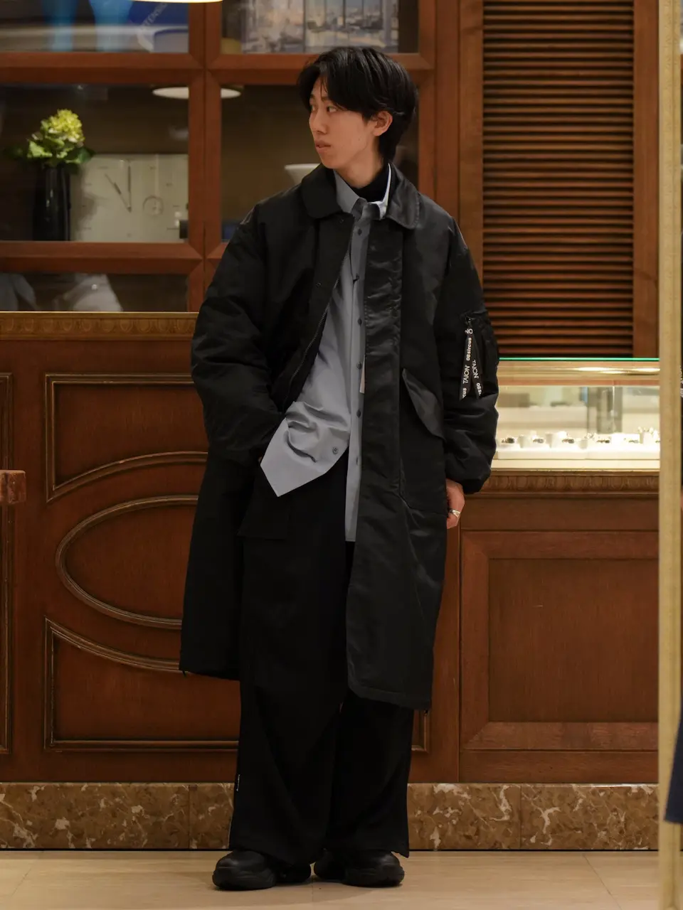 08sircus(08サーカス)】 Light twill parachute zip pants｜PARIGOT