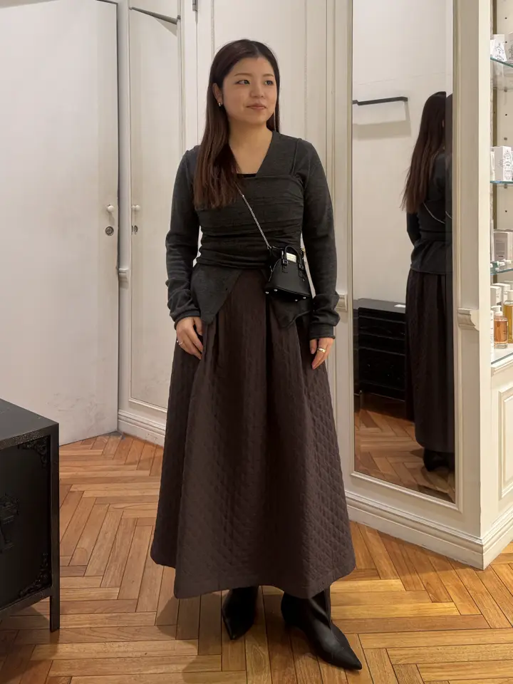 ETRE TOKYO(エトレトウキョウ)】 ハイゲージツインニット｜PARIGOT