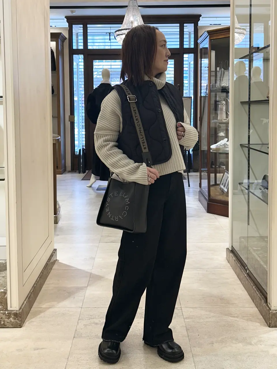 HYKE(ハイク)】 QUILTED CROPPED VEST｜PARIGOT ONLINE（パリゴ