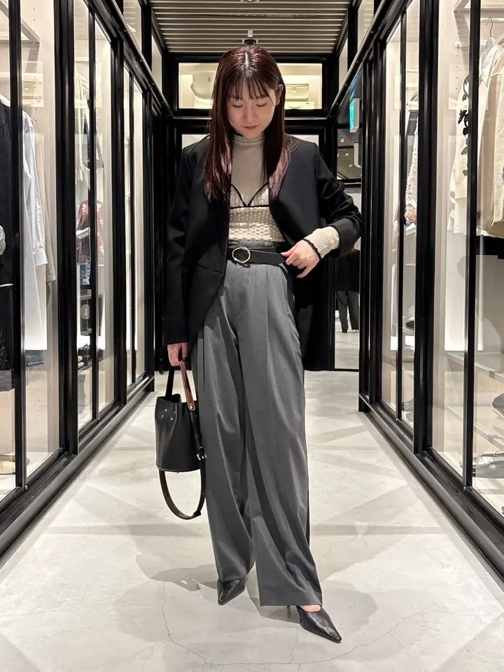 HARUNOBUMURATA(ハルノブムラタ)】 HARU - COLLARLESS WOOL TAILORED