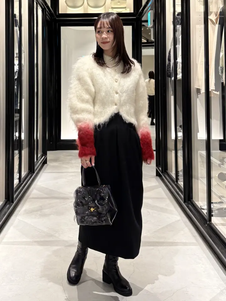 Mame Kurogouchi(マメ クロゴウチ)】 Wool Georgette High Waisted