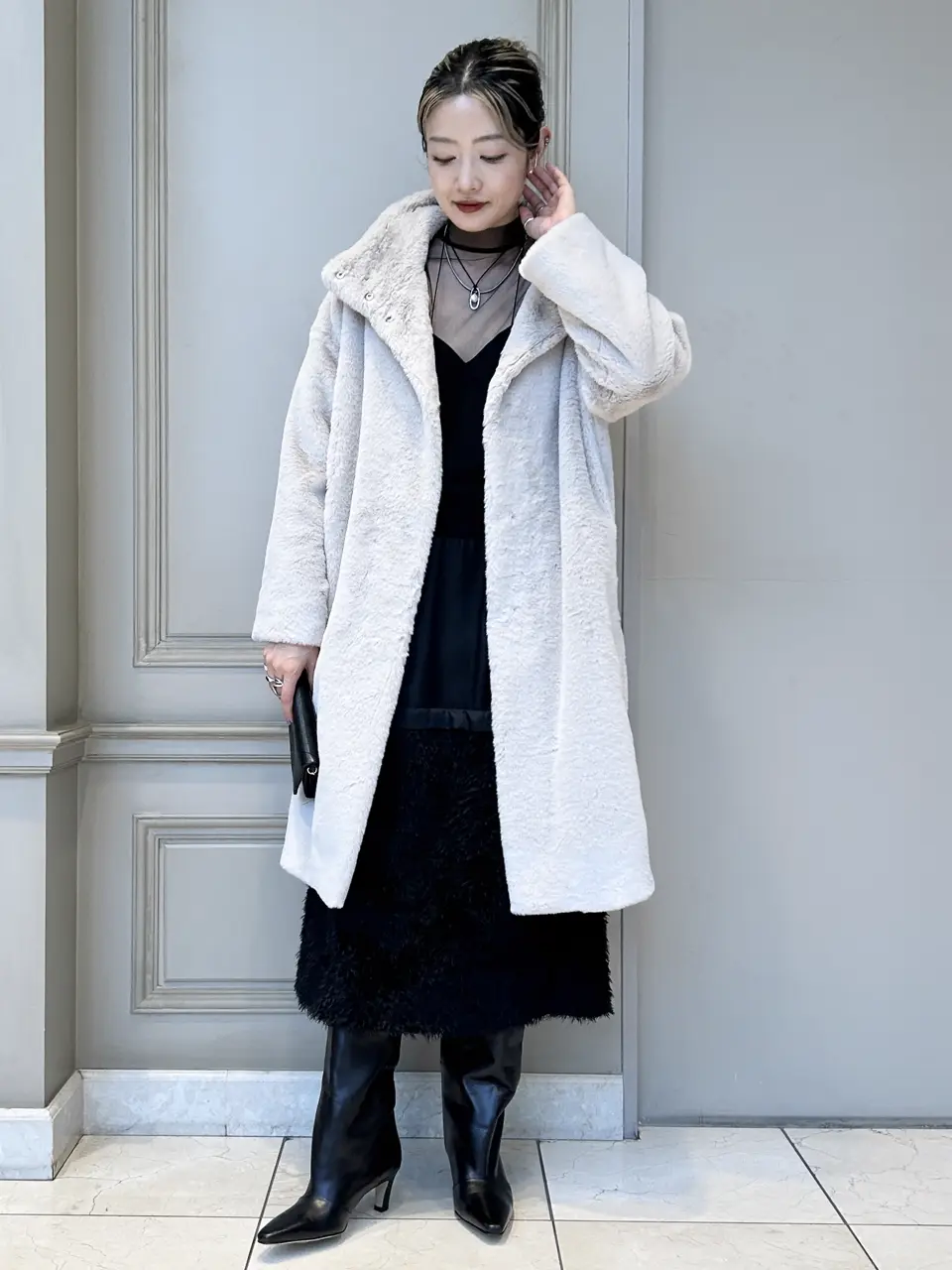 HERNO(ヘルノ)】 ロングファーコート｜PARIGOT ONLINE（パリゴオンライン）