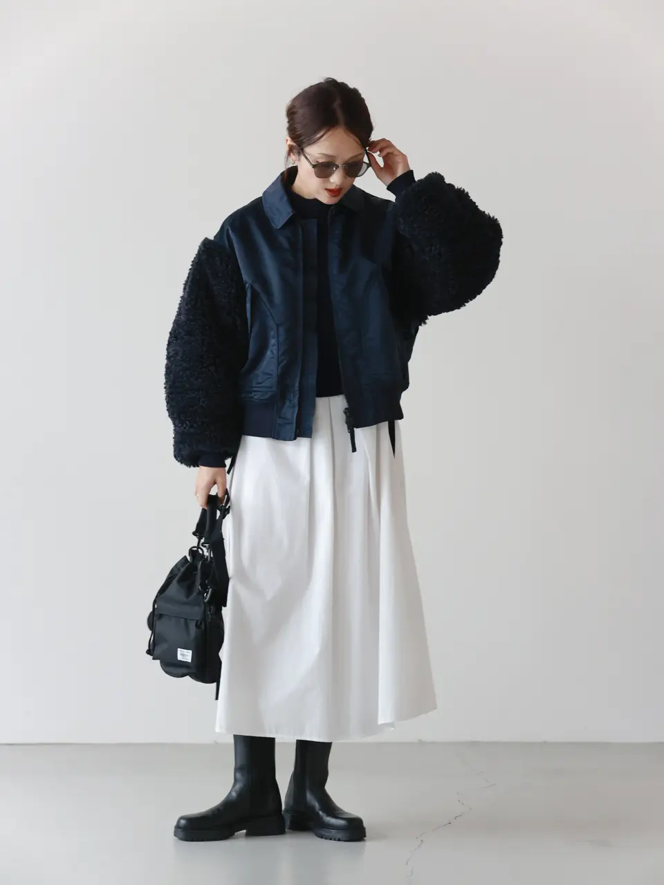 HYKE(ハイク)】 FAUX SHEARLING TYPE CWU-45/P JACKET｜PARIGOT ONLINE