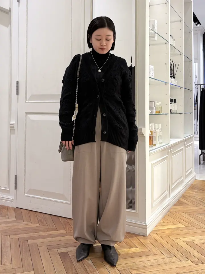 PHOTOCOPIEU(フォトコピュー)】 ORINA PUFF SHOULDER CARDIGAN