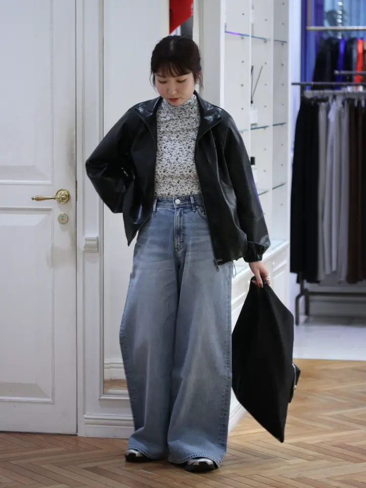 Mame Kurogouchi(マメ クロゴウチ)】Floral Jacquard Fraise Stitch