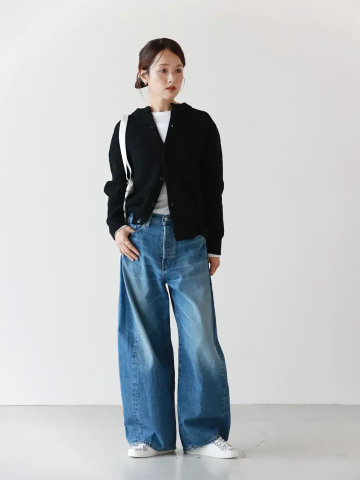 パンツ HYKE BARREL LEG JEANS 2 HYKE(ハイク)】 ≪GENDERLESS≫DENIM BARREL-LEG JEANS｜PARIGOT