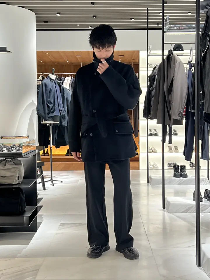 LEMAIRE(ルメール)】 LEATHER COLLARSTAND OVERSHIRT｜PARIGOT ONLINE