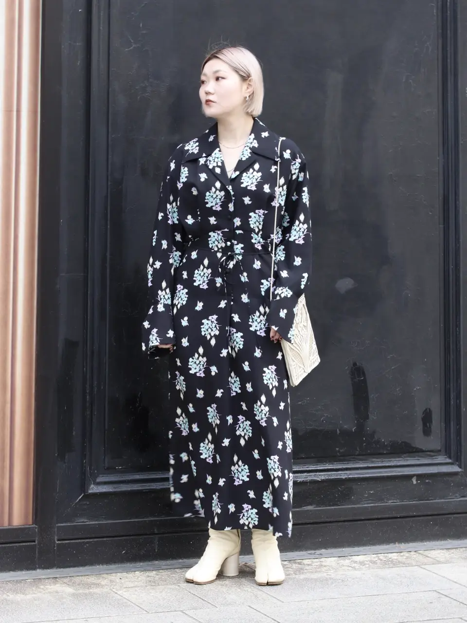Mame Kurogouchi(マメ クロゴウチ)】 Floral Motif Printed Dress