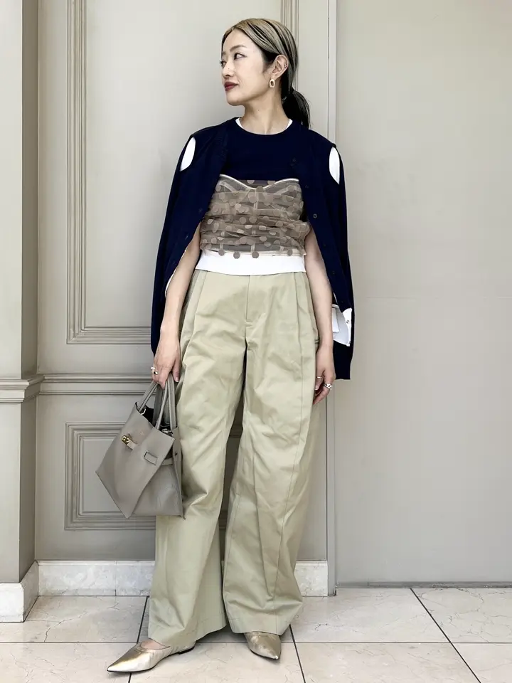 【layerd tank Knit】　アカネウツノミヤ 50%OFF】AKANE UTSUNOMIYA アカネウツノミヤ コットン ランダム