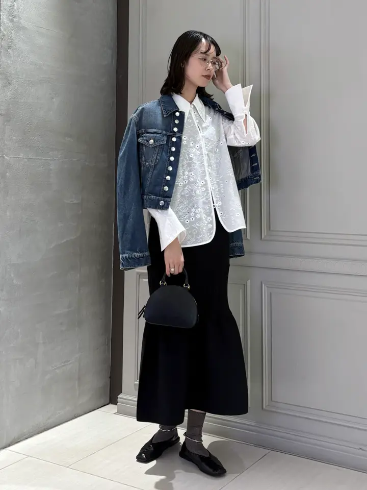 STELLA McCARTNEY(ステラ・マッカートニー)】 クロップド デニム