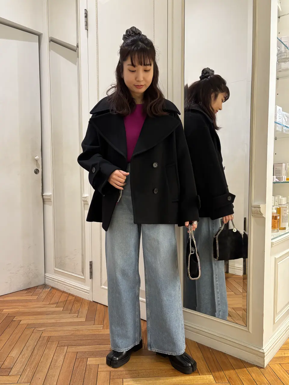 Maison Margiela / メゾンマルジェラ | 白タグ シアー フリル ブラウス | 40 | ブラック | レディース 楽天市場】レディース（ブランドメゾン マルジェラ）（シャツ