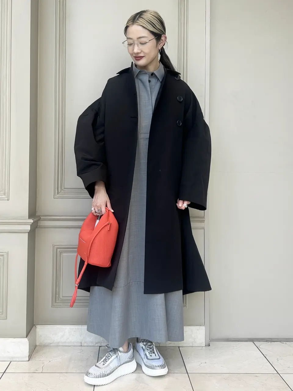 ENFOLD(エンフォルド)】 SOUTIEN-COLLAR FLARE COAT｜PARIGOT ONLINE