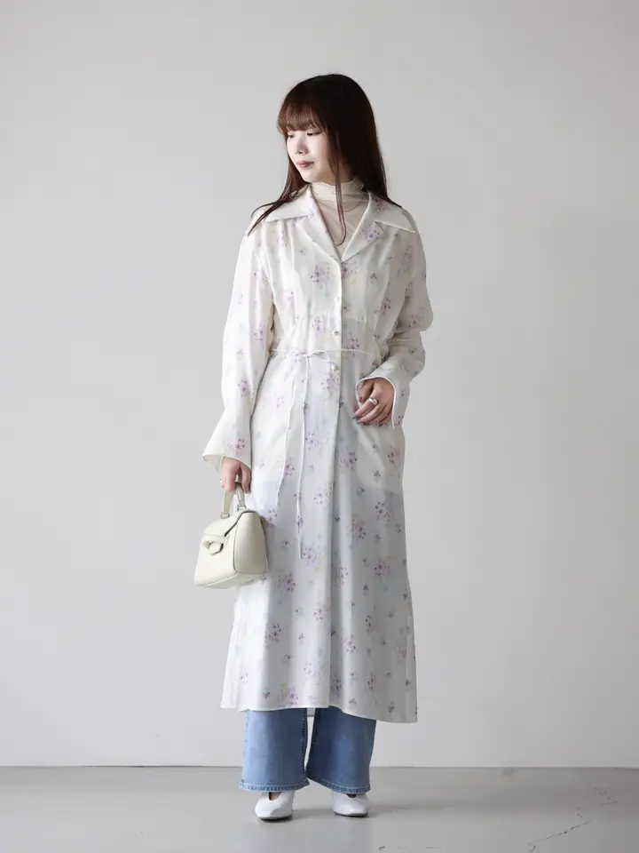 Mame Kurogouchi(マメ クロゴウチ)】 Floral Motif Printed Dress