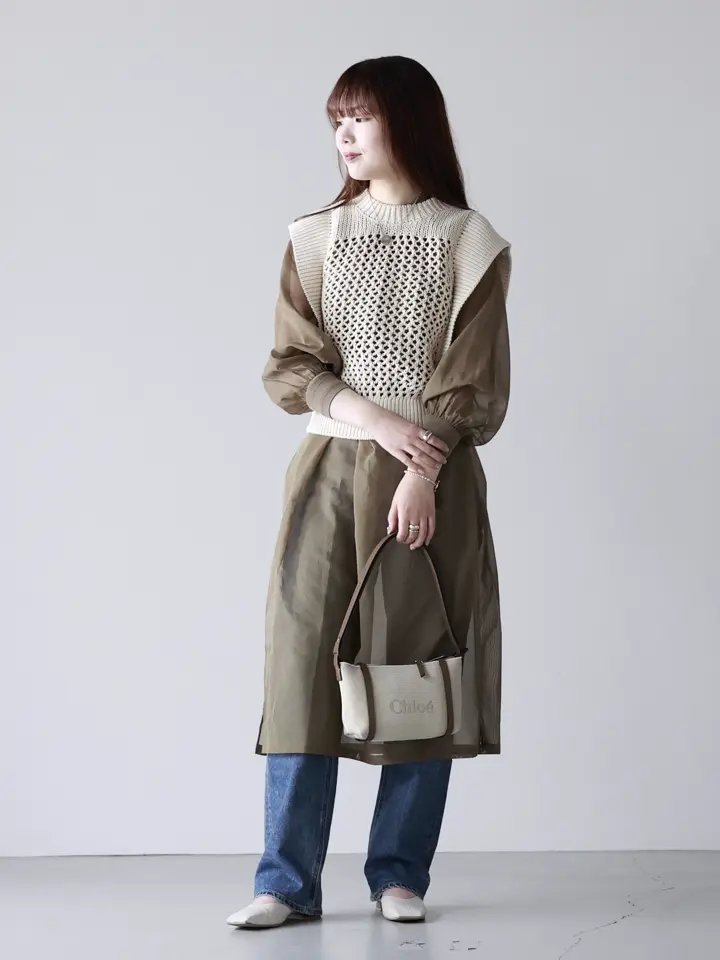 HYKE(ハイク)】 CROCHET SLEEVELESS KNIT|PARIGOT ONLINE(パリゴ HYKE(ハイク)】 CROCHET SLEEVELESS KNIT|PARIGOT ONLINE(パリゴ