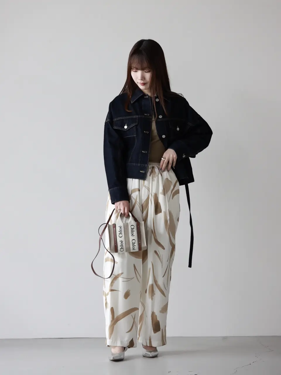 3.1 Phillip Lim(スリーワン フィリップリム)】 Denim Boxy Jacket