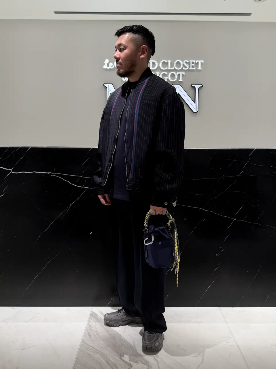 RAINMAKER(レインメーカー)】 MELANGE TWILL WIDE TROUSERS｜PARIGOT