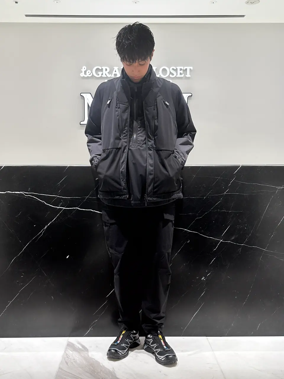 Shimura 181cm White Mountaineering styling