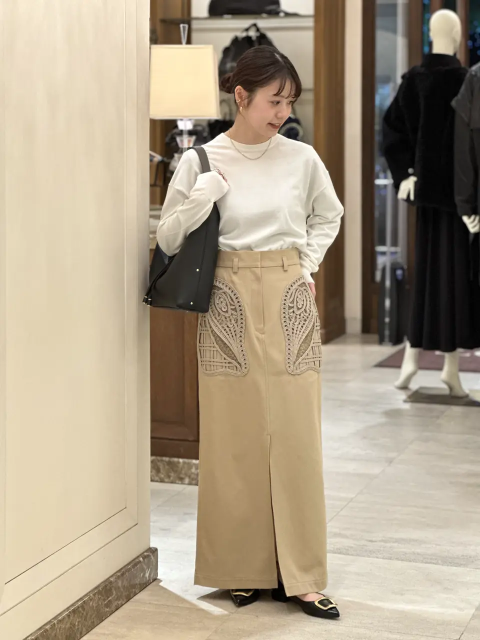 Mame Kurogouchi(マメ クロゴウチ)】 Cording Embroidery Detailed I