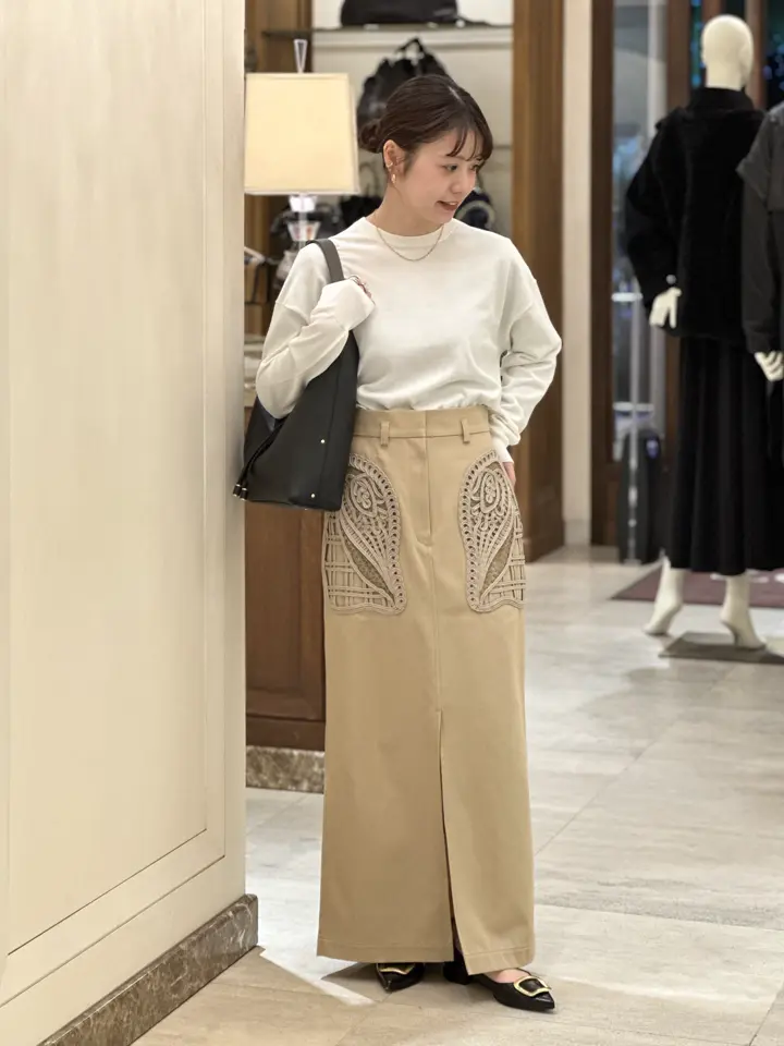 Mame Kurogouchi(マメ クロゴウチ)】 Cording Embroidery Detailed I