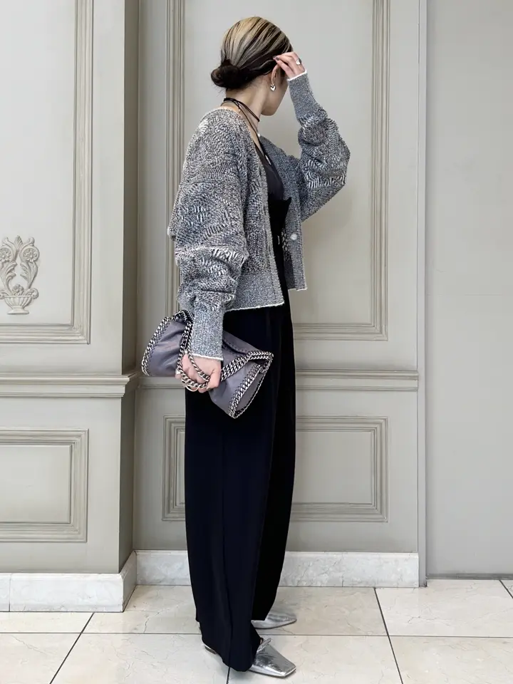 Mame Kurogouchi(マメ クロゴウチ)】 Shimmering Knit Cardigan