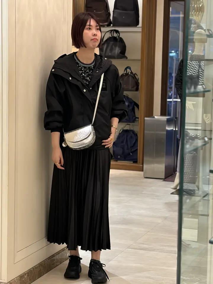 GANNI(ガニー)】 Black Nylon Jacket｜PARIGOT ONLINE（パリゴオンライン）