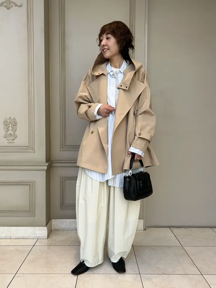 VACHEMENT(ヴァシュモン)】 タフタショートトレンチ｜PARIGOT ONLINE