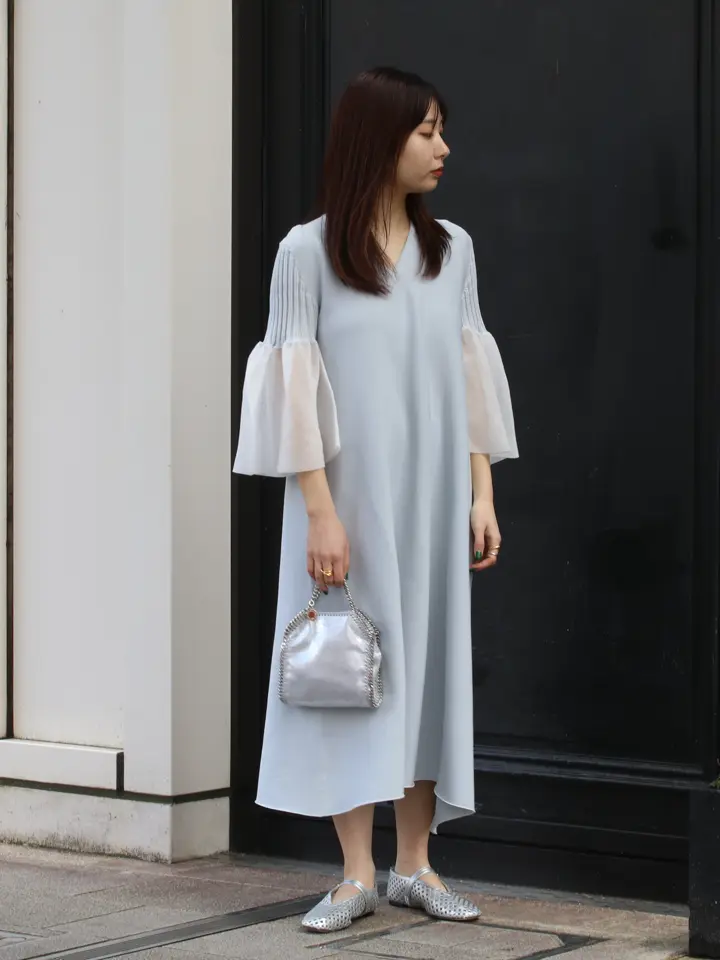 トップス CFCL POTTERY LUCENT LONG BELL SLEEVE TOP POTTERY LUXE LONG BELL SLEEVE TOP