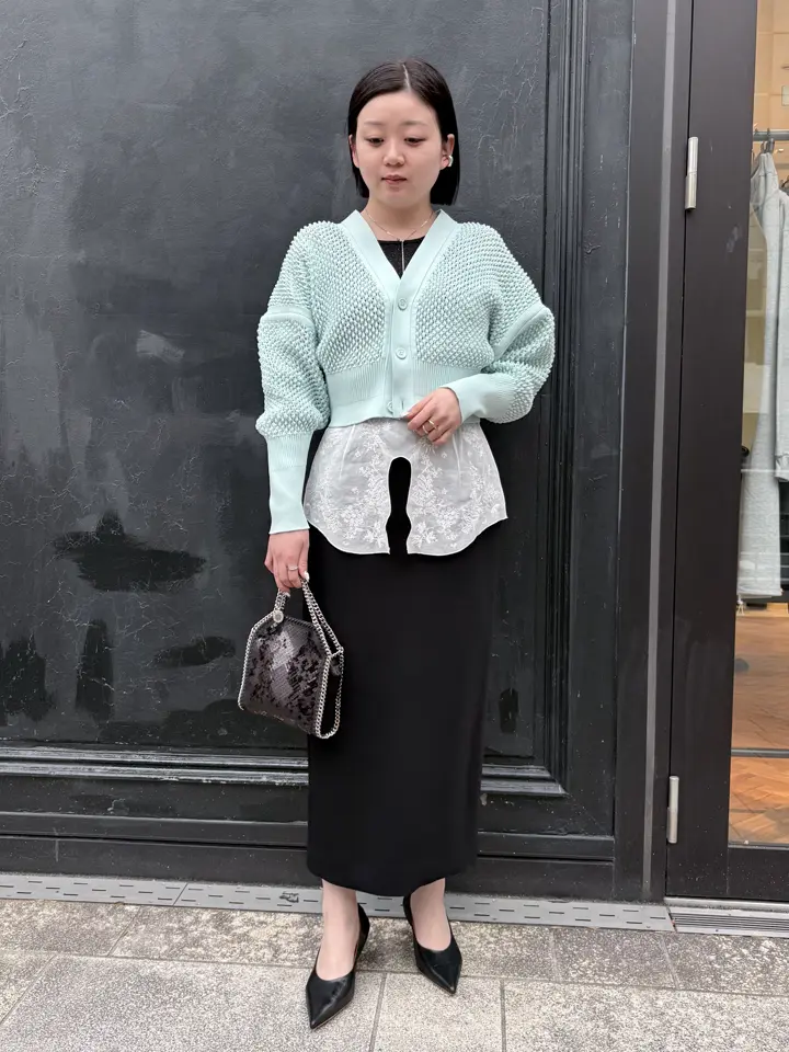 Mame Kurogouchi(マメ クロゴウチ)】 Triacetate Georgette Embroidery