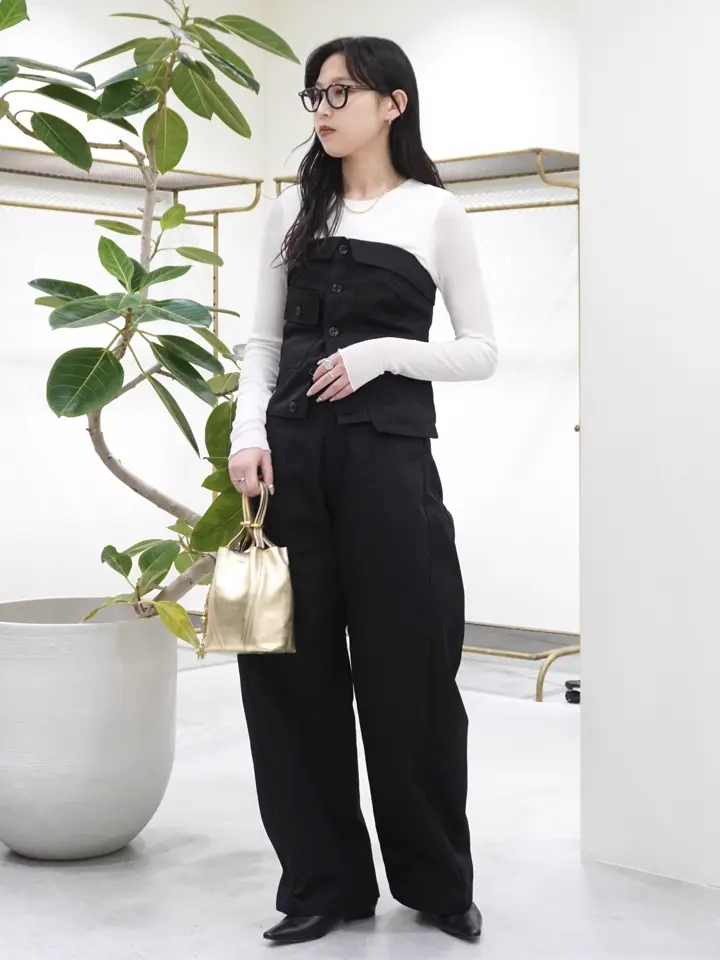 HYKE(ハイク)】 《GENDERLESS》TC BARREL LEG WORK PANTS｜PARIGOT