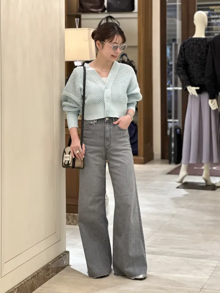 CFCL(シーエフシーエル)】 PARIGOT別注 LATICE CROPPED CARDIGAN