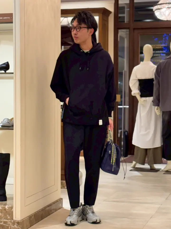 とも♡ハイク プルオーバーパーカー トレーナー  スウェット ブラック HYKE(ハイク)】≪GENDERLESS≫ SWEAT HOODIE｜PARIGOT ONLINE（パリゴ