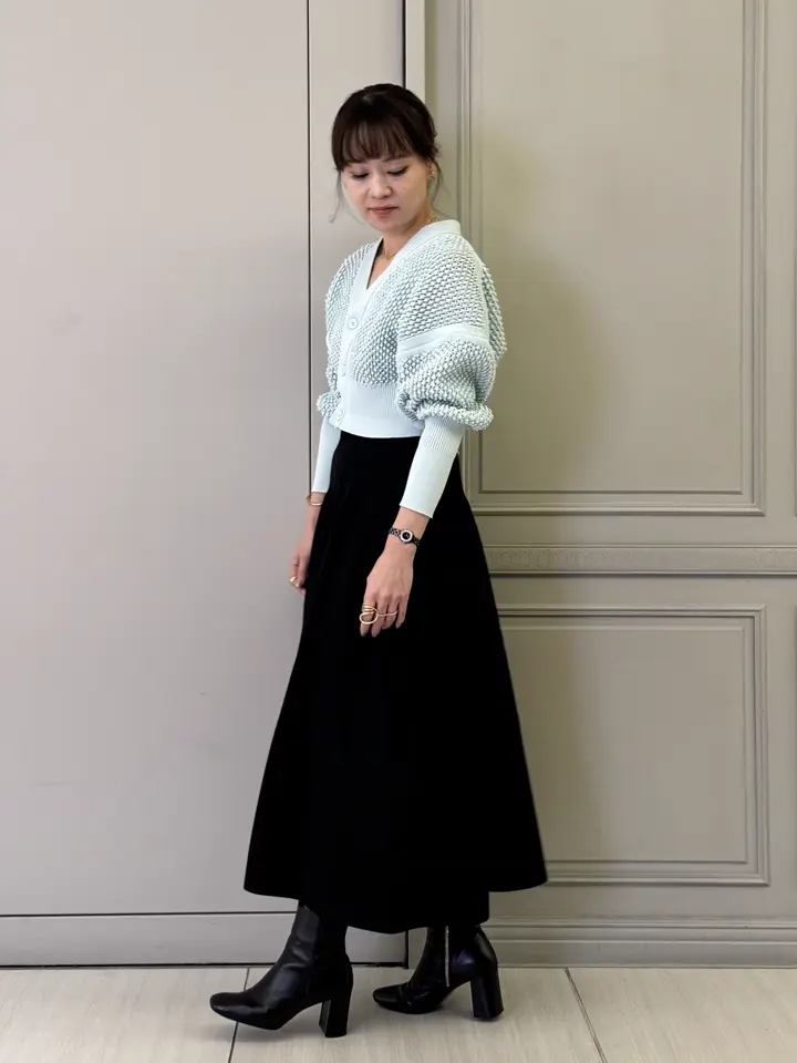 CFCL(シーエフシーエル)】 PARIGOT別注 LATICE CROPPED CARDIGAN