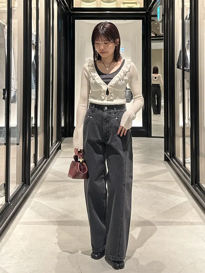 FETICO(フェティコ)】 ORGANIC COTTON CURVE FIT HIGH RISE JEANS