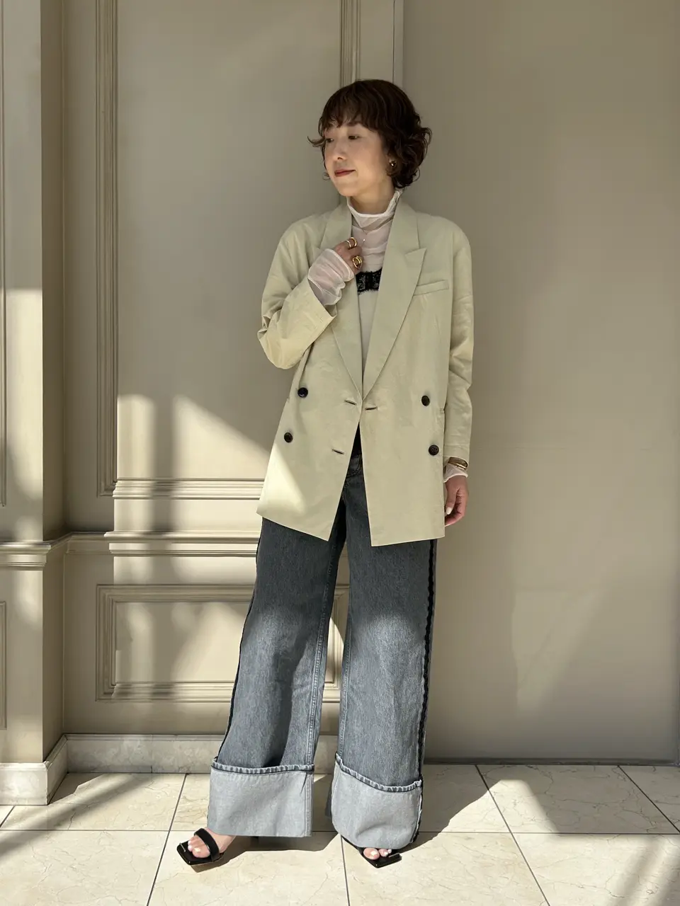 SACRA(サクラ)】 H.COUNT COTTON TUMBLE JACKET｜PARIGOT ONLINE