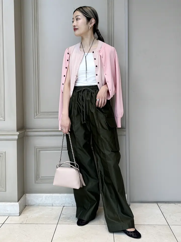Mame Kurogouchi(マメ クロゴウチ)】 Cotton High Waisted Cargo