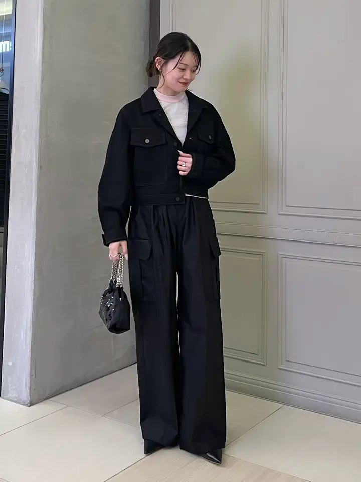 Mame Kurogouchi(マメ クロゴウチ)】 Cotton High Waisted Cargo