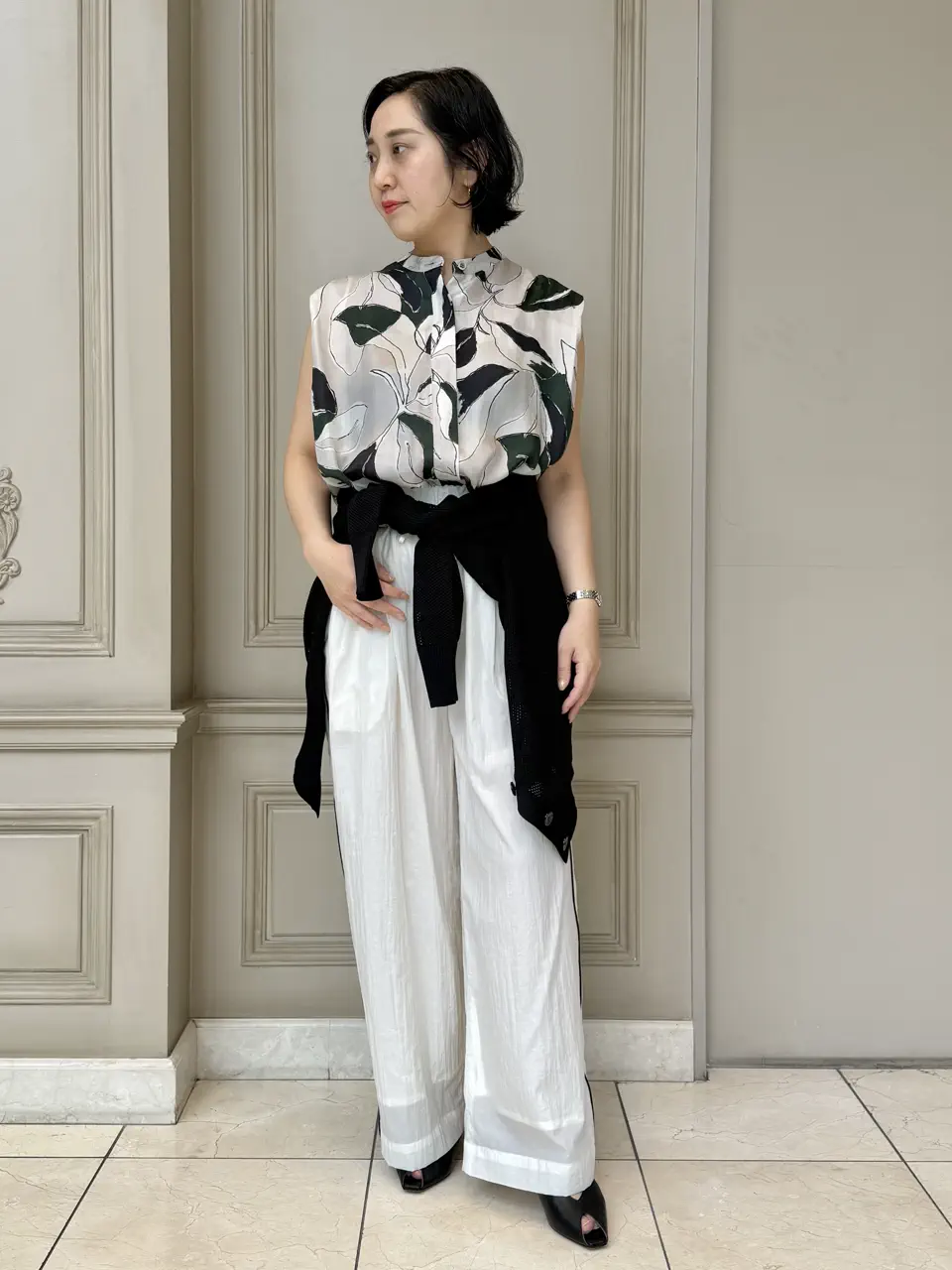 SACRA(サクラ)】 MODERN LEAVES TOP｜PARIGOT ONLINE（パリゴオンライン）