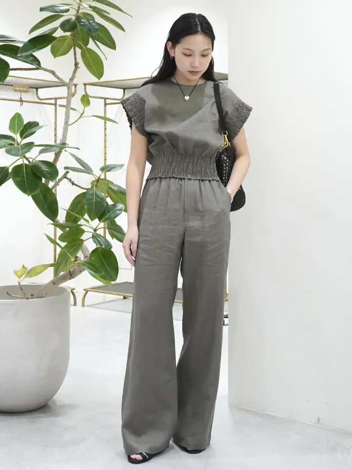 HYKE COTTON LINEN TOP ハイク　2019ss 完売商品 LINEN SHIRRED TOP | HYKE (Women)/ハイク | 三越