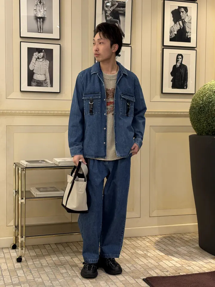 JAPAN DENIM(ジャパンデニム)】 ATTACHMENT_LEATHER STRAP JACKET