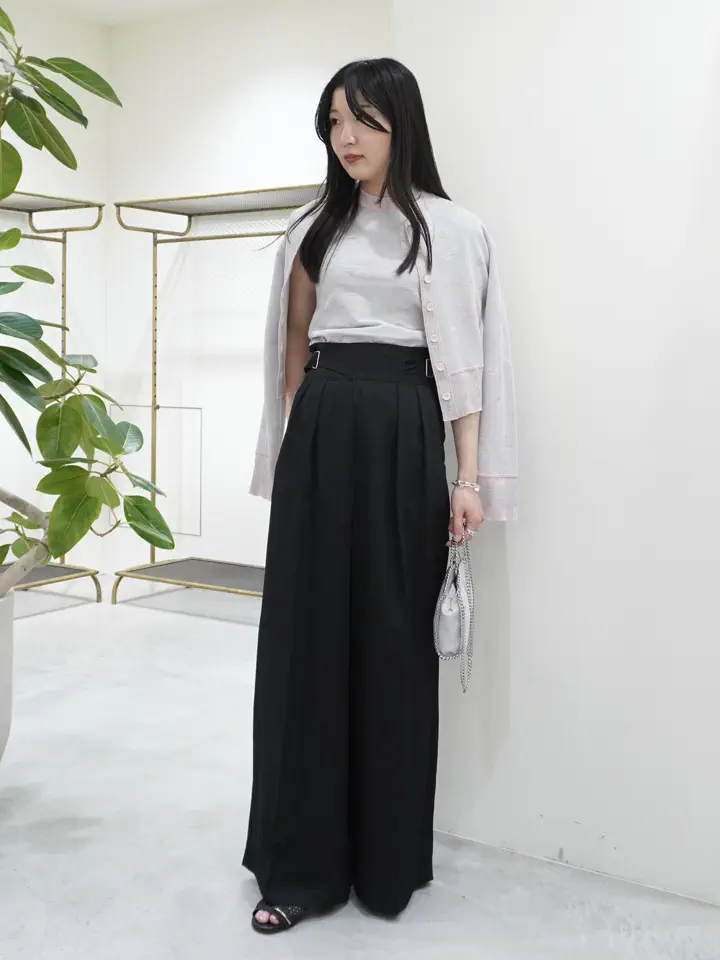 Mame Kurogouchi(マメ クロゴウチ)】 Layered Jacquard Sleeveless