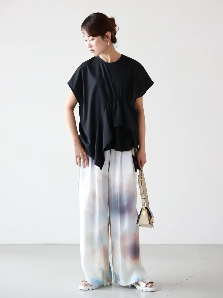 ENFOLD(エンフォルド)】 DRAWSTRING WIDE-PANTS｜PARIGOT ONLINE