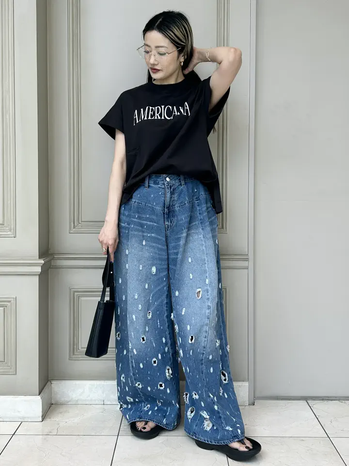 Chika Kisada(チカ キサダ)】 デニムパンツ｜PARIGOT ONLINE（パリゴ