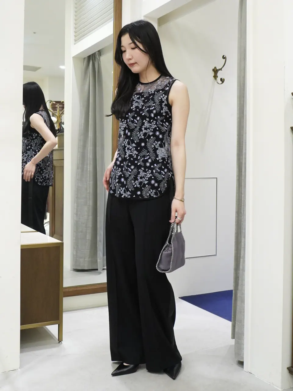VIVIANO(ヴィヴィアーノ)】 Wool Smoking Trousers｜PARIGOT ONLINE