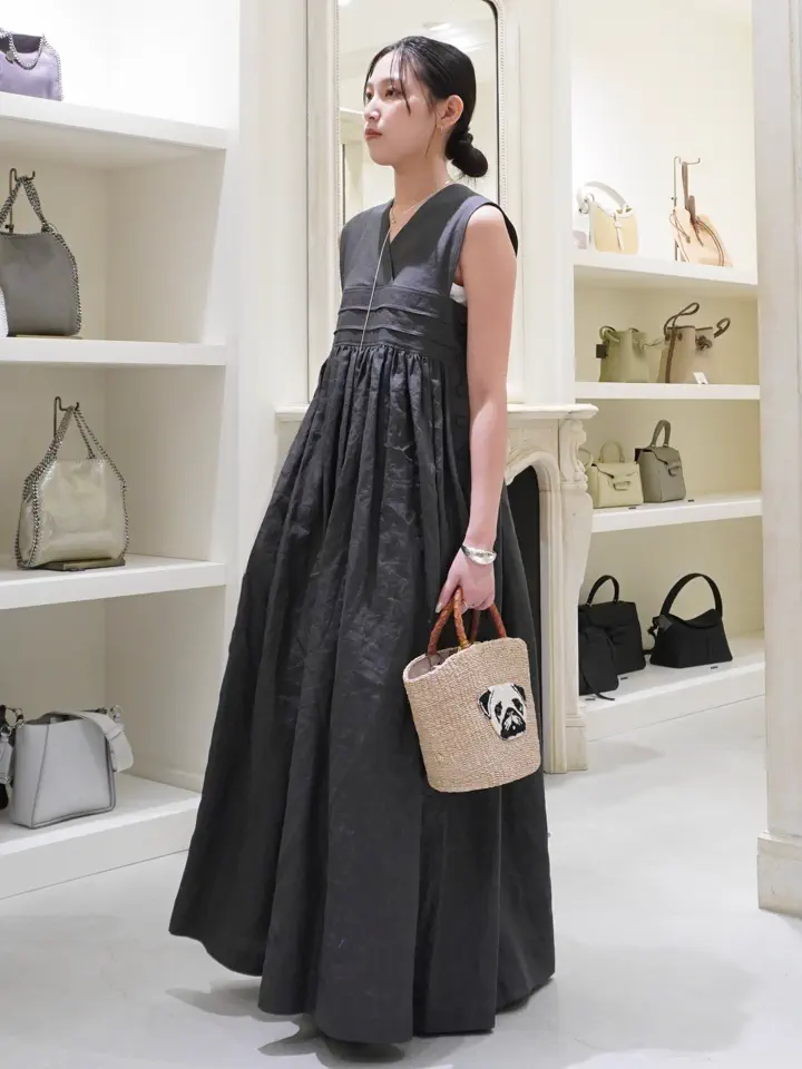 HYKE(ハイク)】 LINEN MAXI DRESS｜PARIGOT ONLINE（パリゴオンライン）