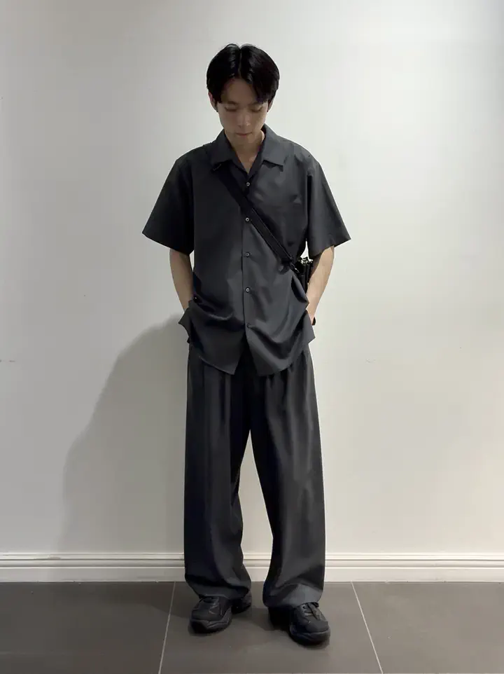 MARKAWARE(マーカウェア)】 ITALIAN OPEN COLLAR S/S SHIRT｜PARIGOT