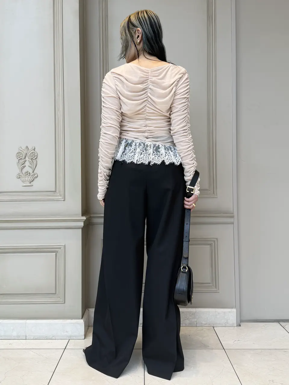 HYKE(ハイク)】 WOOL SIDE TUCK PANTS｜PARIGOT ONLINE（パリゴ