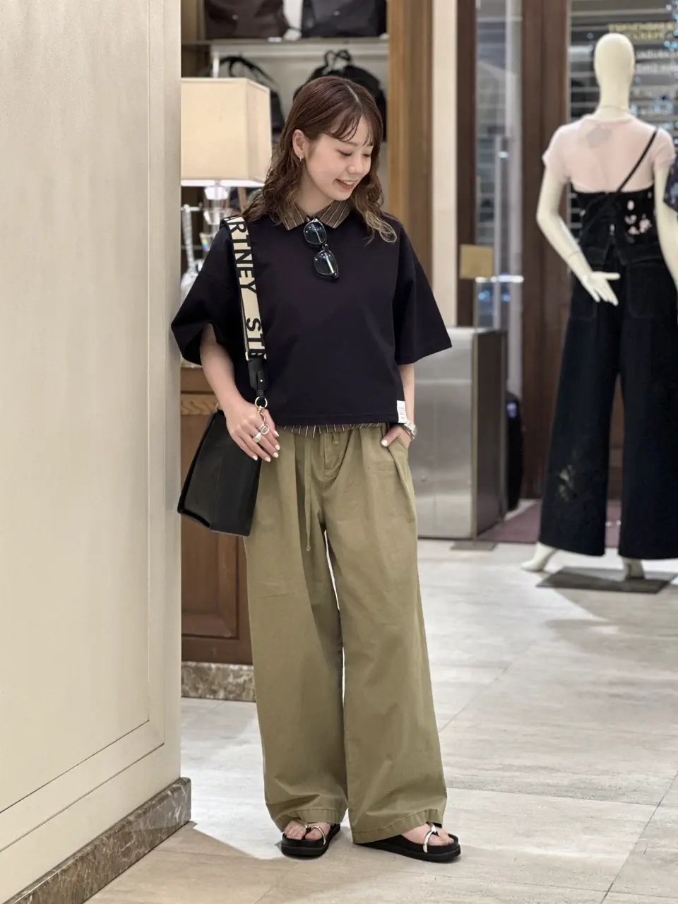 STELLA McCARTNEY(ステラ マッカートニー)】 ロゴ クロスボディ バッグ